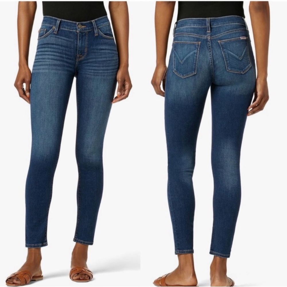 Hudson Krista Super Skinny Blue Jeans 28 $195